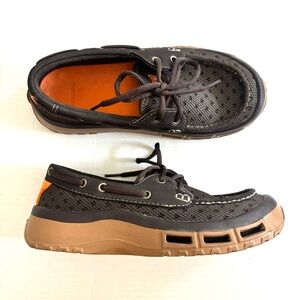 SoftScience The Fin 2.0 Men's Fishing Boating Shoes Brown Tan Lightweight Size 7